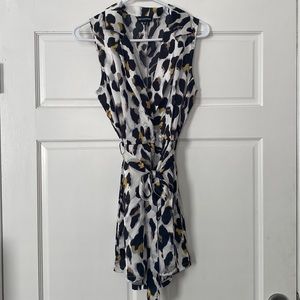 Pretty Little Thing Leopard Print Romper - size M, never worn